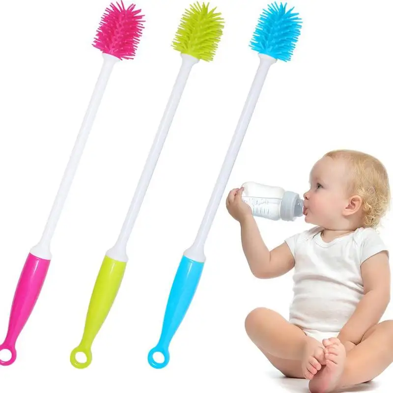 

Bottle Brush Silicone Bottle Cleaning Brush For Glass Kitchen Bottle Accessories Practical Tool Bottle Cleaner Cleaning I0P6