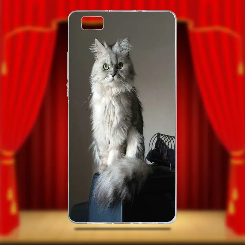 Мягкие чехлы для телефонов из ТПУ Huawei P8 P9 P10 P20 Lite Mate 10 Pro Y5 Y6 II Y7 Honor 6X 7X 9 чехол серый