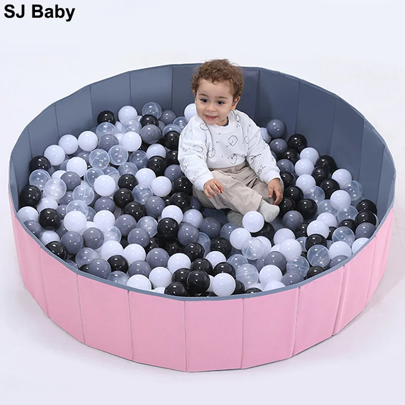 

Infant Shining Ball Pits Foldable Ball Pool Ocean Ball Playpen Toy Washable Folding Fence Kids Birthday Gift Boy Toys Baby Park
