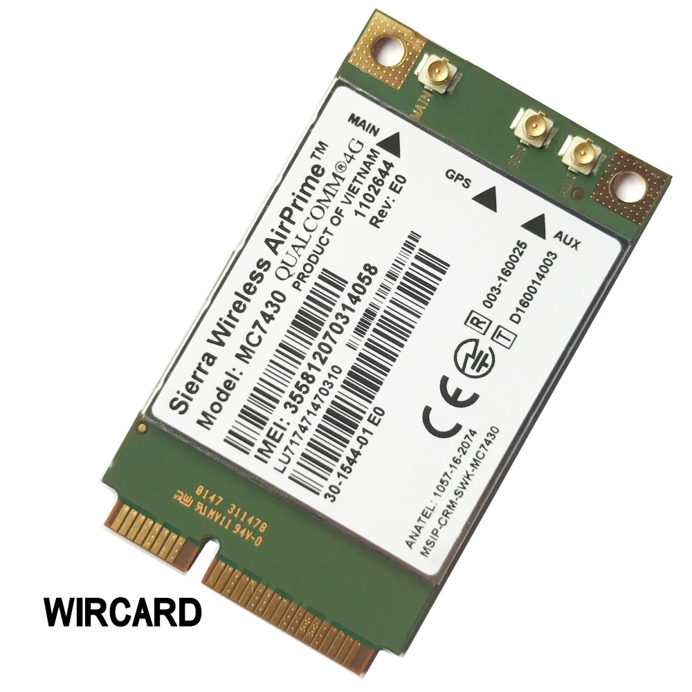 Модуль MC7430 LTE 4G карта памяти USB 3 0 интерфейс MBIM поддержка Wi Fi GNSS WWAN CAT6 HSPA 4G|3G модемы| |