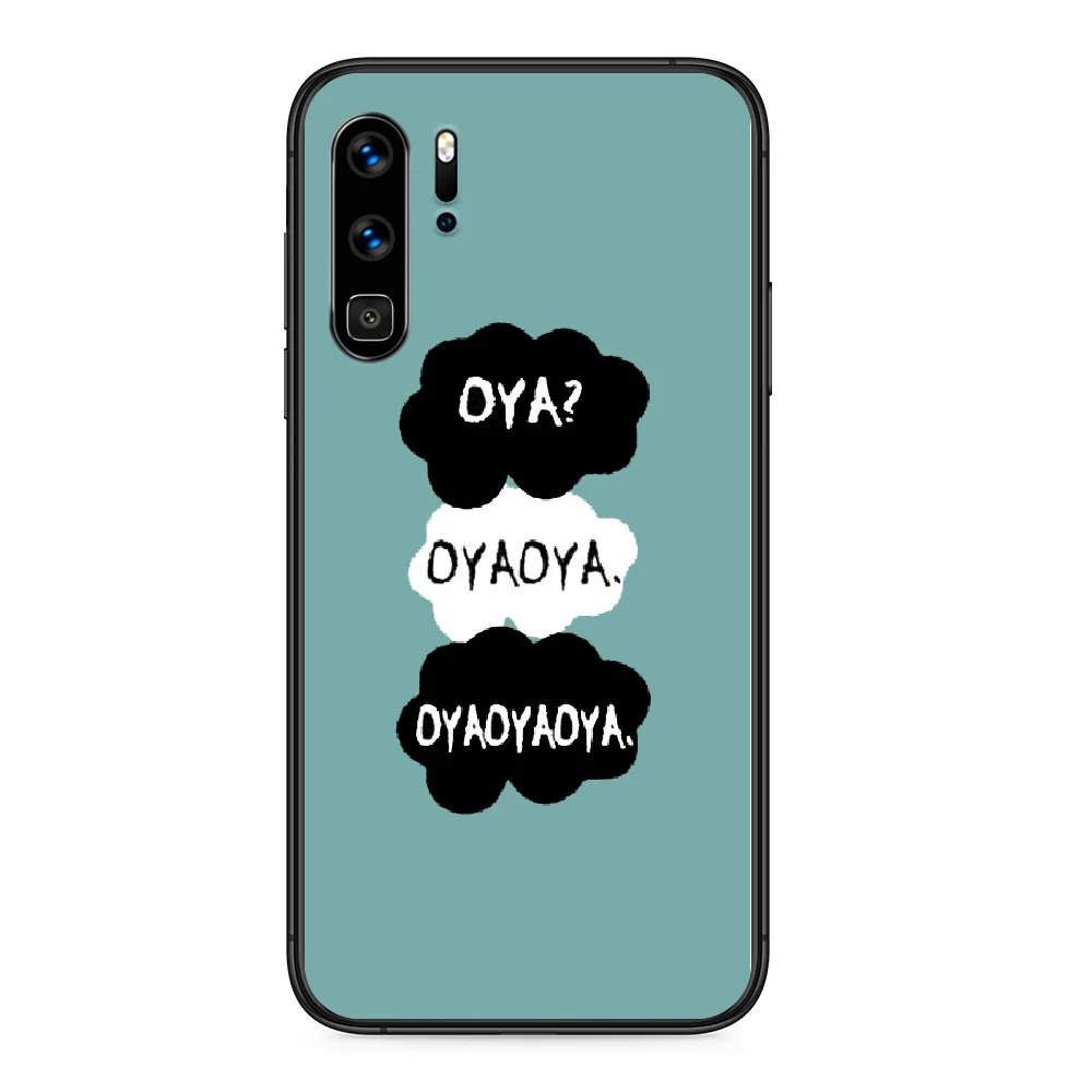 Anime Haikyuu Oya Phone case For Huawei P 9 Smart 10 20 30 40 8 Lite Mini Z 2019 Pro black bumper soft waterproof trend | Мобильные