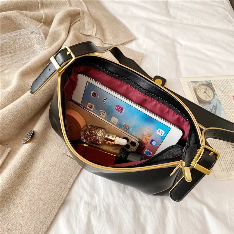 

Vintage Crossbody Bags for Women Leather Messenger Bags Black Flap Bag Handbag Bolsos Mujer Soft Leather Bag for Girls Fashion