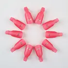 Лак искусство впитывающийся для Кепки зажимы 10 шт. применение для удаления Лаки, инструменты для маникюра, средство для снятия УФ гель-лака Обёрточная бумага инструмент