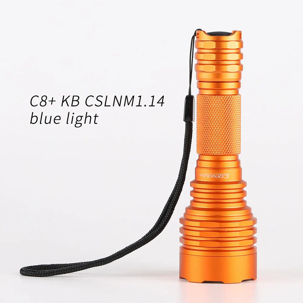Фонарь Convoy C8 + с KB CSLNM1.14 синий светильник 18650 | Лампы и освещение
