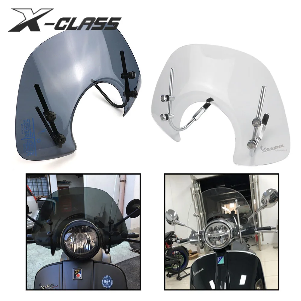 X CLASS 1 шт Высокое качество мотоцикла переднее ветровое стекло акриловое волокно