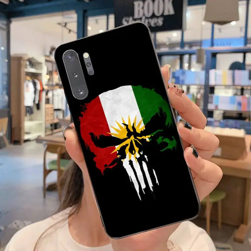 

Kurdistan Flag Phone Case For Samsung Galaxy Note20 ultra 7 8 9 10 Plus lite J7 J8 Plus 2018 Prime
