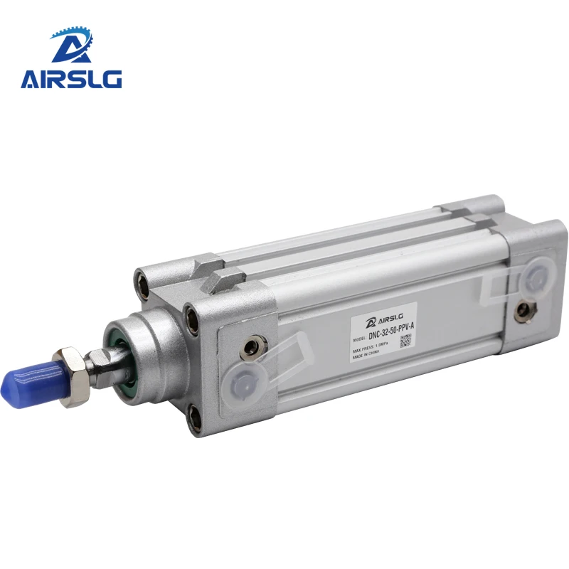 DNC Bore 32 40 50mm festo type Aluminum Standard Air Cylinder Double Acting Pneumatic Cylinder DNC-32-40-PPV-A DNC-50-125-PPV-A