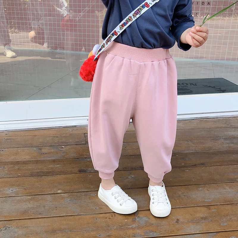 Осень 2019 новые детские брюки детская одежда оптовая продажа повседневные штаны с