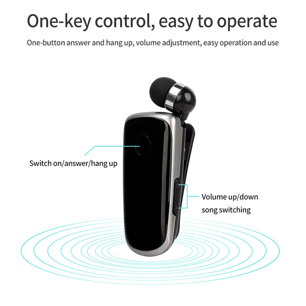 K39 Беспроводной Bluetooth гарнитура наушники-вкладыши с микрофоном чип CSR In-Ear