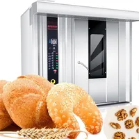 16Trays Commercial Industrial Rotary Diesel Cake Deck Pizza Bread Baking Oven Electric Gas Biscuit Pita Bakery Oven for Sale