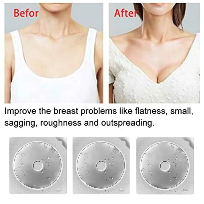 High Quality Fashion 16pcs Anti-Sagging Upright Breast Lifter Patch Collagen Enhancer Improve Breast Augmentation Chest Pad EK