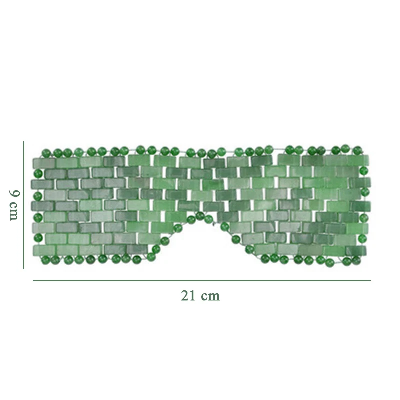 Маска для глаз из нефрита охлаждающая маска сна массажер лица Средство Для