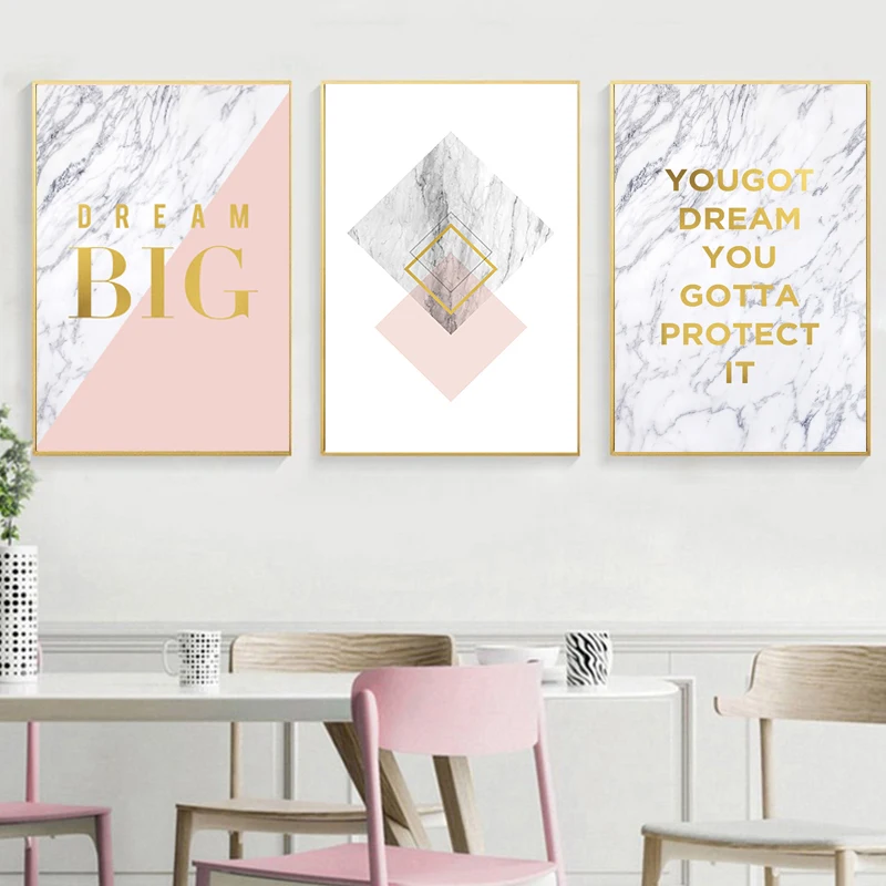 Розовые мраморные постеры и принты серый розовое золото канва художественная