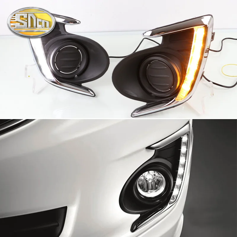 Для Mitsubishi Attrage G4 2012 2013 2014 2015 дневный ходовой светильник LED DRL противотуманная фара