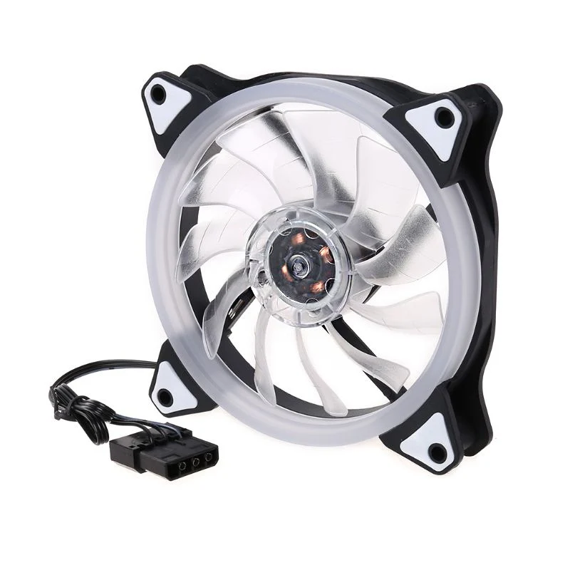 IXUR RGB красочный веер 12 см 3-контактный гидравлический подшипник для компьютера