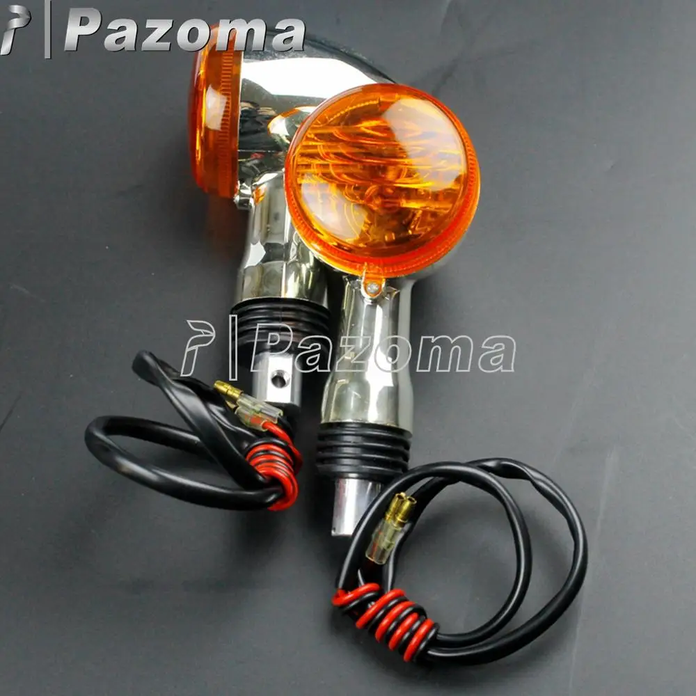 Мотоциклов передний и задний указатели поворота индикаторная лампа янтарного