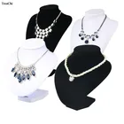 6 размеров, многоцветная бархатная Подставка для ювелирных изделий, модель из искусственной кожи, подставка для бюста, женское ожерелье, подвеска, манекен, ювелирные изделия