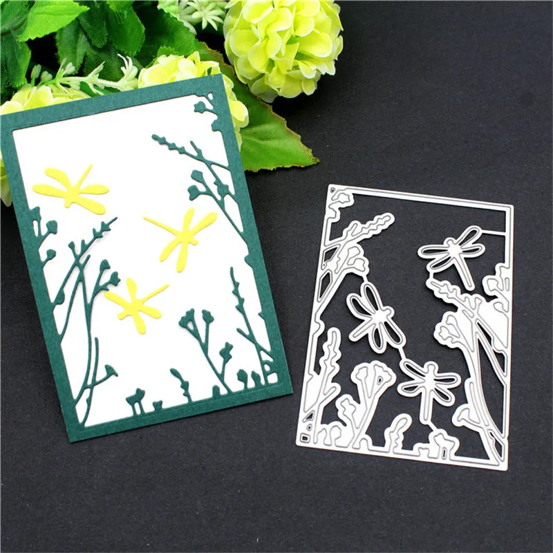 

Metal Cutting Die Of Dragonfly Scrapbooking Mold Paper DIY Cards Postcard Handmade Craft Stencil Album Handcraft Embossing Mould