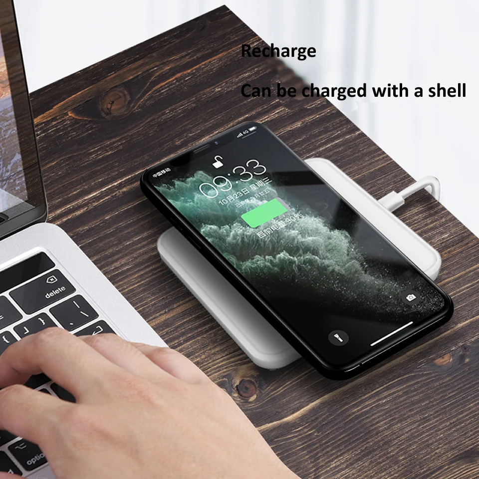 electop 15w qi wireless charger for iphone 11 pro xs max x xr 8 induction fast wireless charging pad for samsung s20 xiaomi mi 9 free global shipping