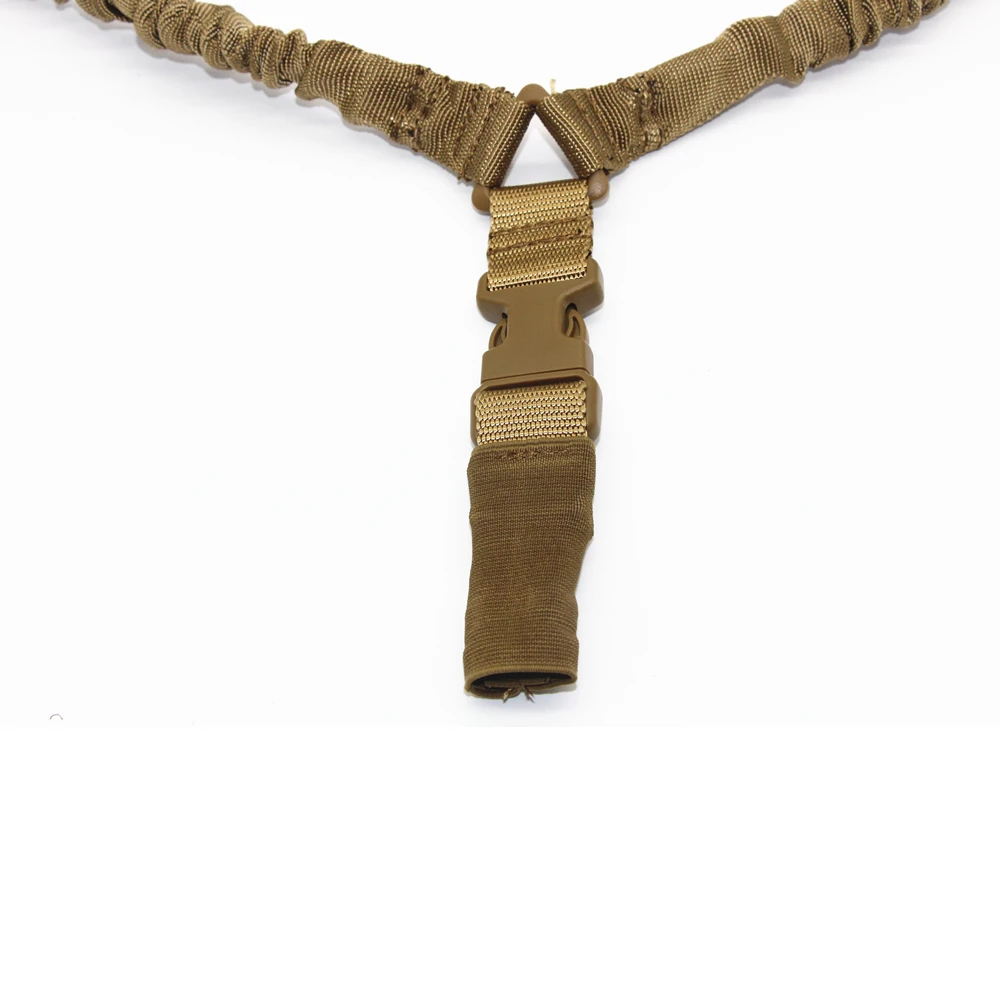 

USA Tactical Sling Adjustable 1 Single Point Bungee Rifle Sling Strap System Free Shipping hunting accessories