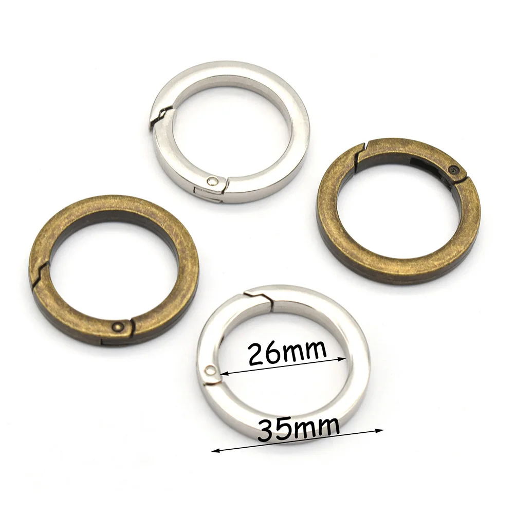 26 мм Серебряный Круглый шарф-хомут с круглым воротником металла в виде