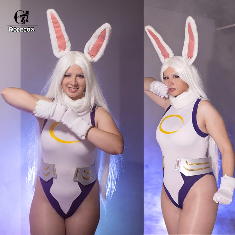 ROLECOS Miruko Косплей MHA Hero Mirko Костюм Кролика Сексуальное боди Кролика| |