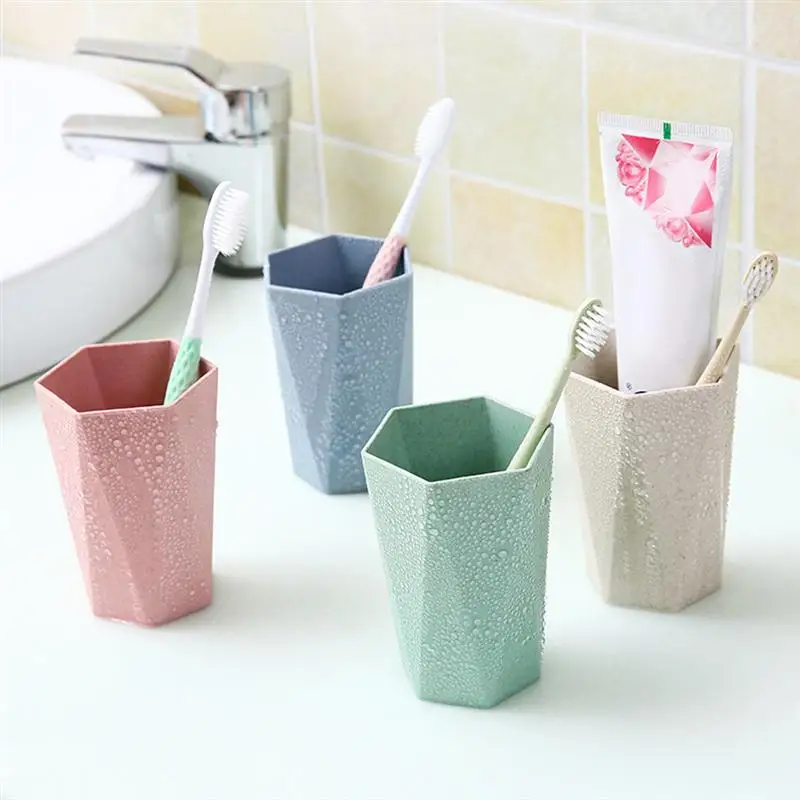 

1 Set 8Pcs Thickened Toothbrush Holders Practical Gargle Cups (Assorted Color)