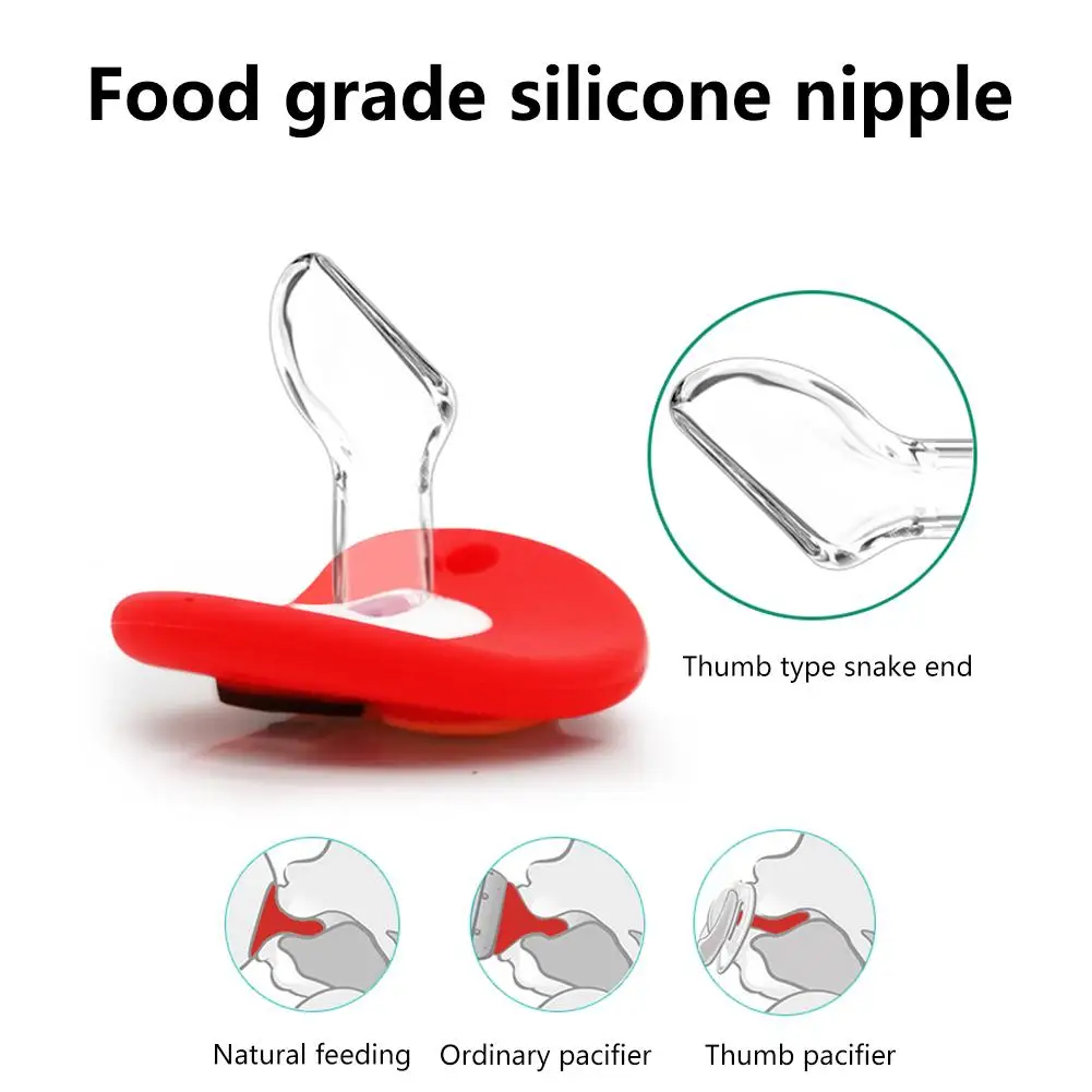

Silicone Funny Baby Pacifier Dummy Nipple Teethers Appease Toy Toddler Orthodontic Teat Infant Christmas Gift Baby Care Pacifier