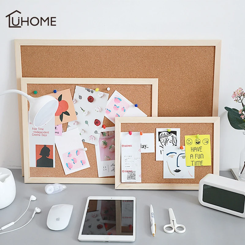 Креативная пробковая доска с буквенным принтом для объявлений украшение дома на