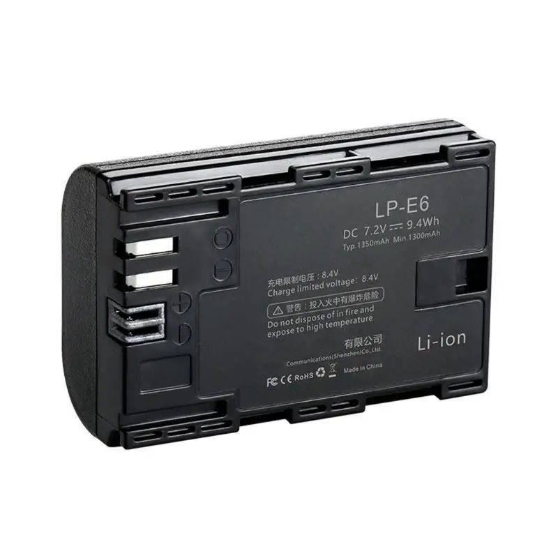 

Large Capacity LP-E6 Battery for Ca-non EOS 6D 7D 5DS 5DSR 5D Mark II IV 5D 60D 60Da 70D Camera