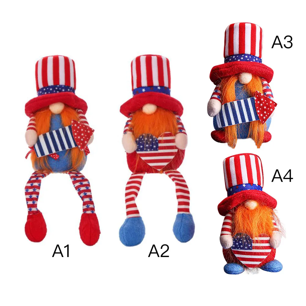 Патриотические плюшевые гномы кукла без лица игрушка фигурка украшение