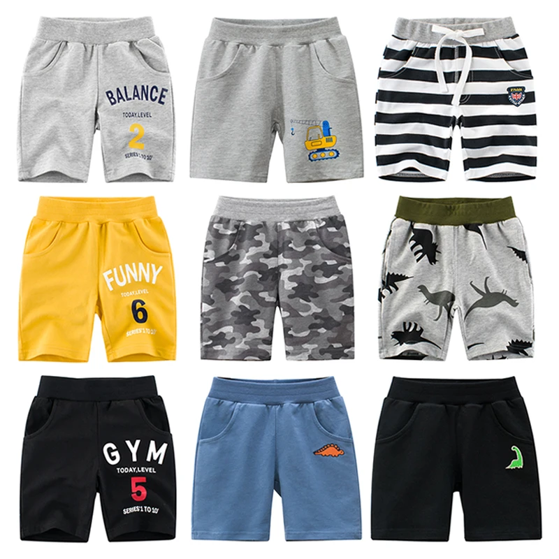 

HH Boys Shorts Summer Baby Boy Cartoon Kids Shorts Comfort Cotton Short Pants For Teens Children's Clothing Boys Shorts 8 Years