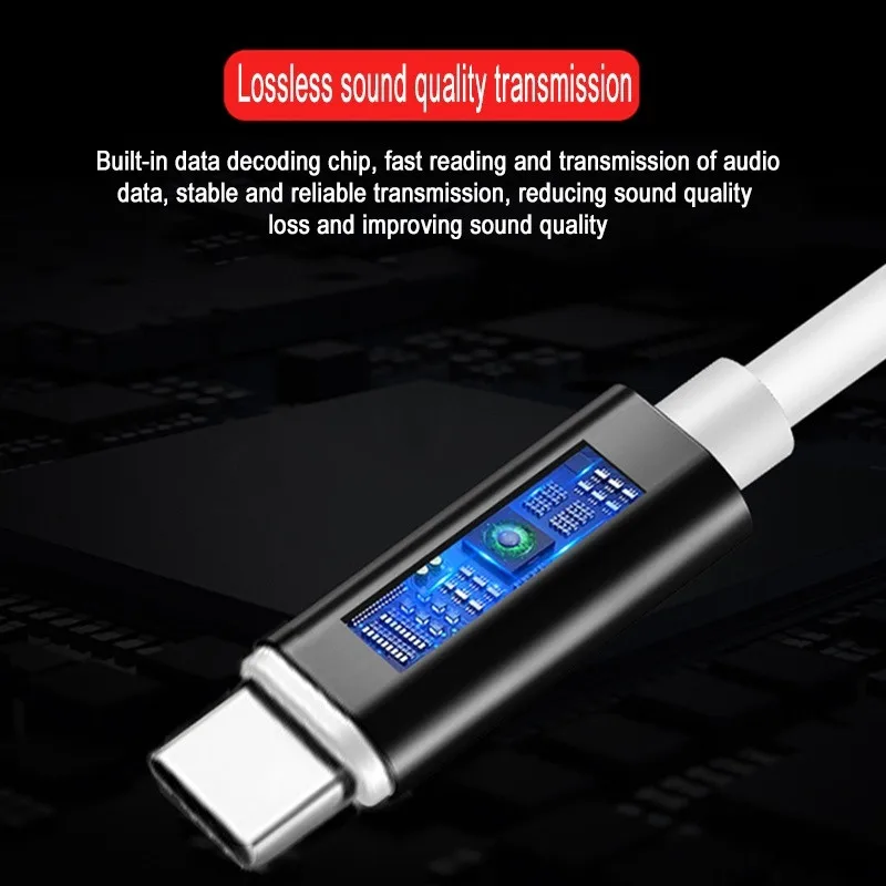 Аудиокабель Type C с переходником на 3 5 мм Кабель адаптер для колонок автомобильные