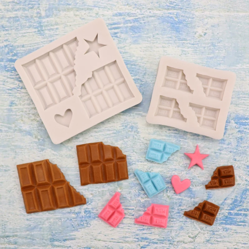 Шоколадный блок силиконовая форма помадка инструменты для украшения торта