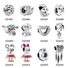 100% 925 пробы серебряные бусины для самостоятельного изготовления украшений; iloveyou блестящие змея традиционных рикша любовь Ловец снов Браслеты с подвесками; 2020 Новый