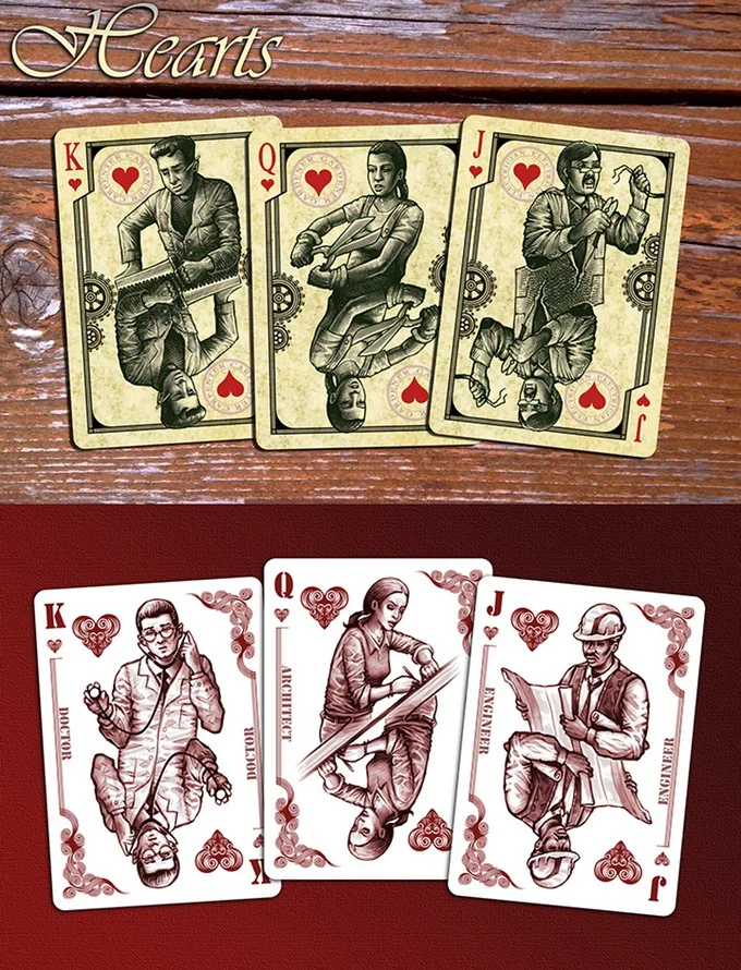 Hui qi Poker Bicycle White Blue Collar White Collar Blue-Collar Collection Bicycle Playing Cards