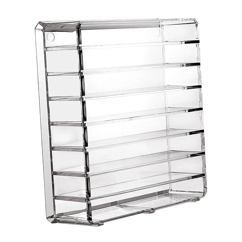 

Clear Acrylic 8 Grid Makeup Organizer Storage Box Women Powder Lipstick Eye Shadow Display Stand Holder Cosmetic Display