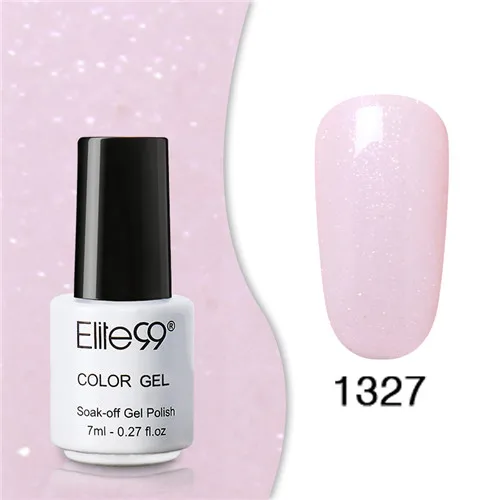 1327 Elite99 Гель-лак набор все для маникюра Полупостоянный Vernis верхнее покрытие УФ светодиодный гель лак удаляющийся замачиванием Гель-лак для ногтей - Цвет: 1327