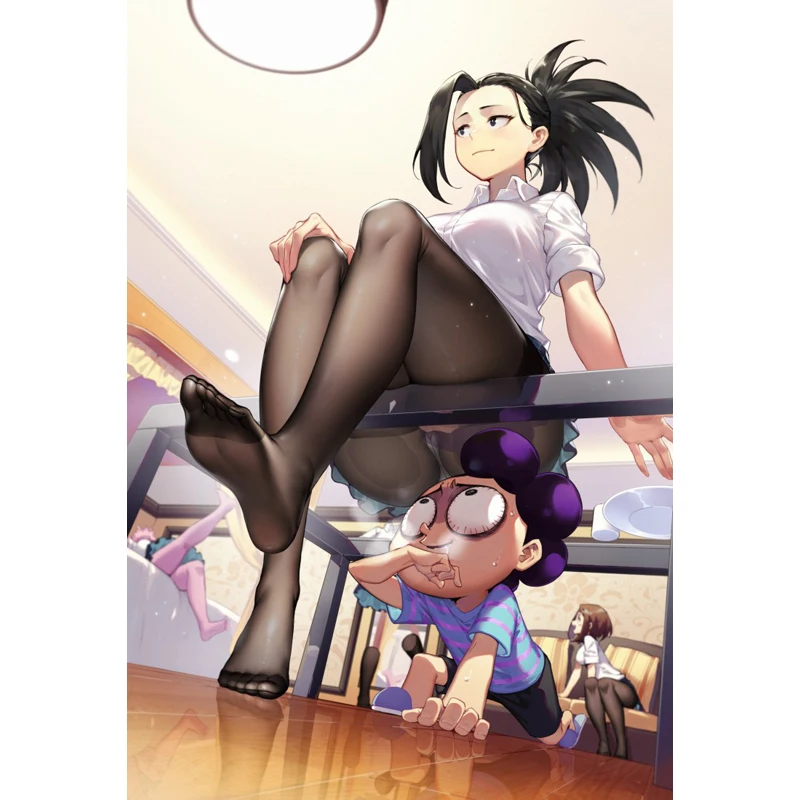 

8Pcs/Set 42X30cm Japanese Anime My Hero Academia Retro Posters Painting Wall Paper Pictures For Home Art Decoration Wall Sticker