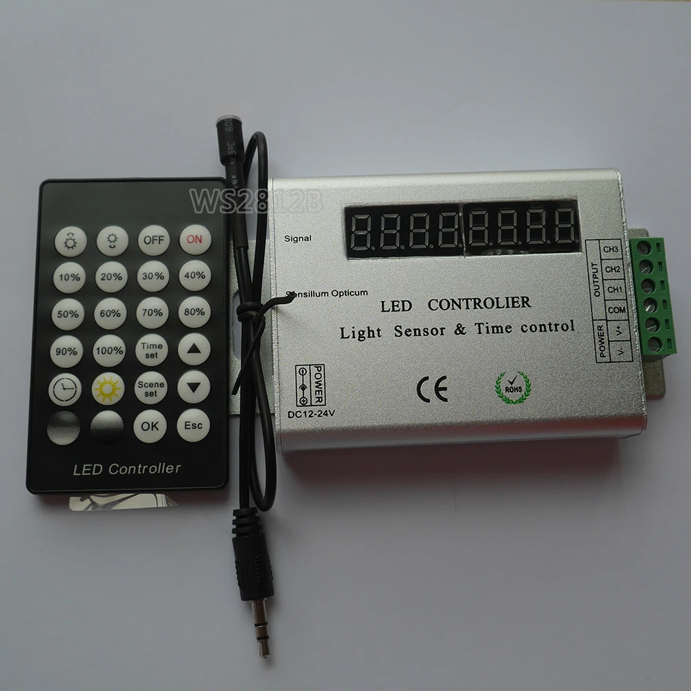 Высокое качество 24 клавишный ИК пульт светодиодный светильник умный с датчиком и