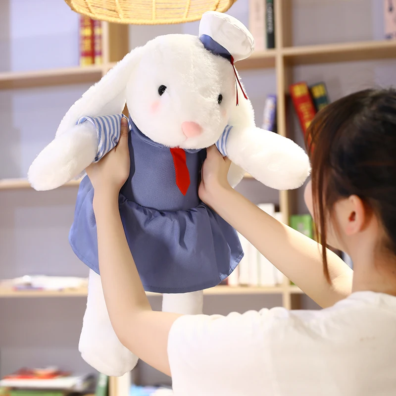 

Navy Strawberry Rabbit Doll toys Plush Toy Baby Toy Stuffed Toy home decoration kawaii plush peluches baby room jouet wholesale