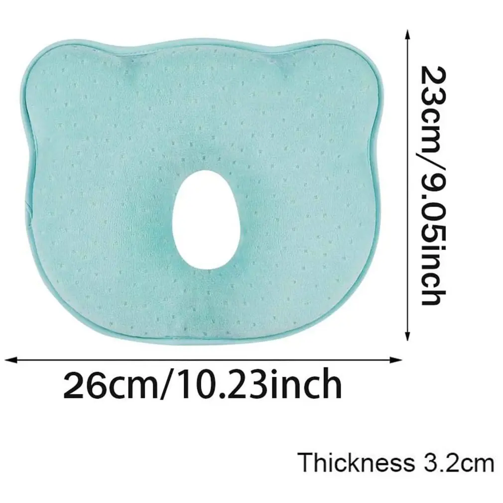 

Fashion Brand New Solid Color Design Orthopedic Baby Pillow Against Deformation Flat Head Baby Soft Shaping Pillow