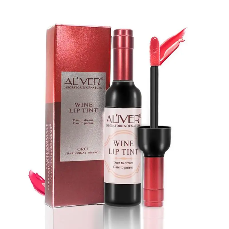 Красная винная помада для макияжа губ тинт Макияж 6 цветов Рекомендуемая матовая