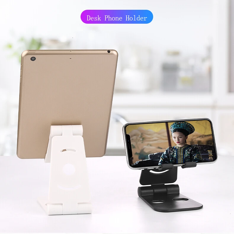 Складной пластиковый держатель для телефона Vogek, подставка для iPhone 7, 8 plus, X, для samsung S9, яркие цвета, подставка для планшета, настольный держатель для телефона