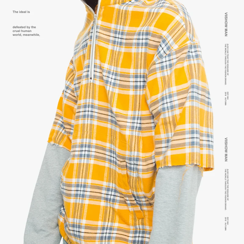 VIISHOW новый дизайн толстовка с капюшоном Мужская брендовая одежда модная