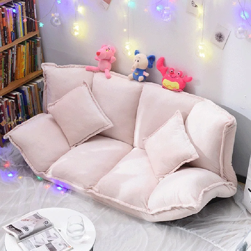 Европейский напольный диван для ленивых одинарный двойной маленький кровать