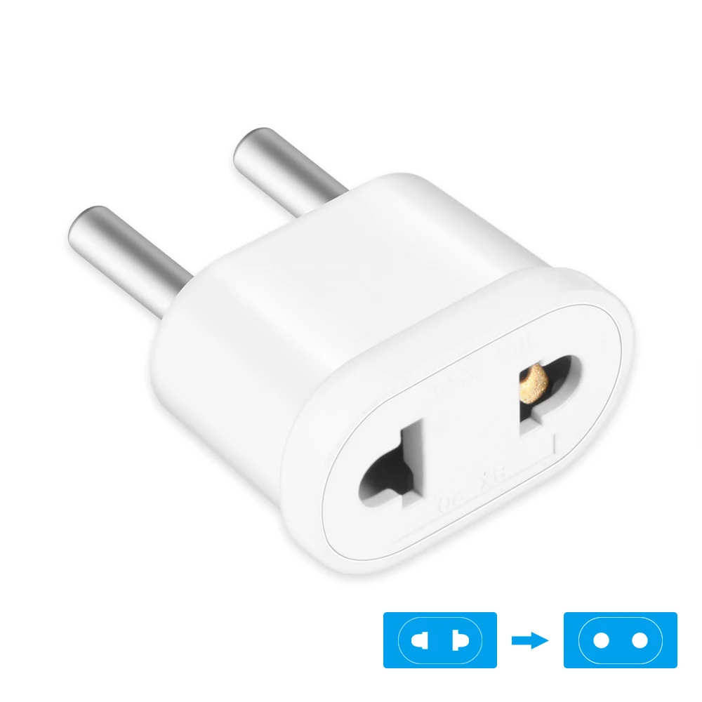 Дорожный адаптер питания с европейской вилкой адаптеры переменного тока