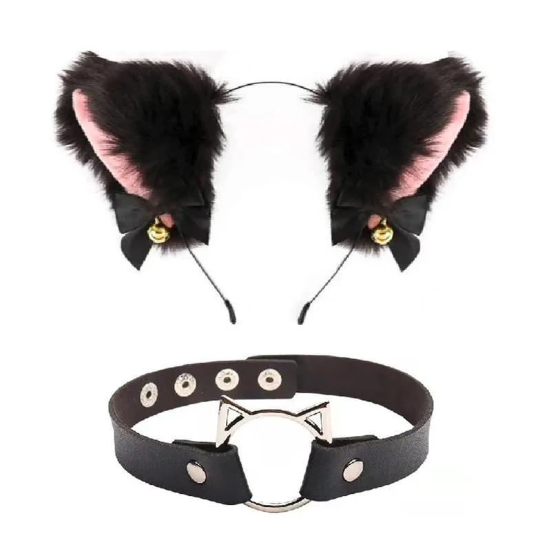 Китайская вышивка #3 кошачьи уши аниме Лолита аксессуары для волос косплей