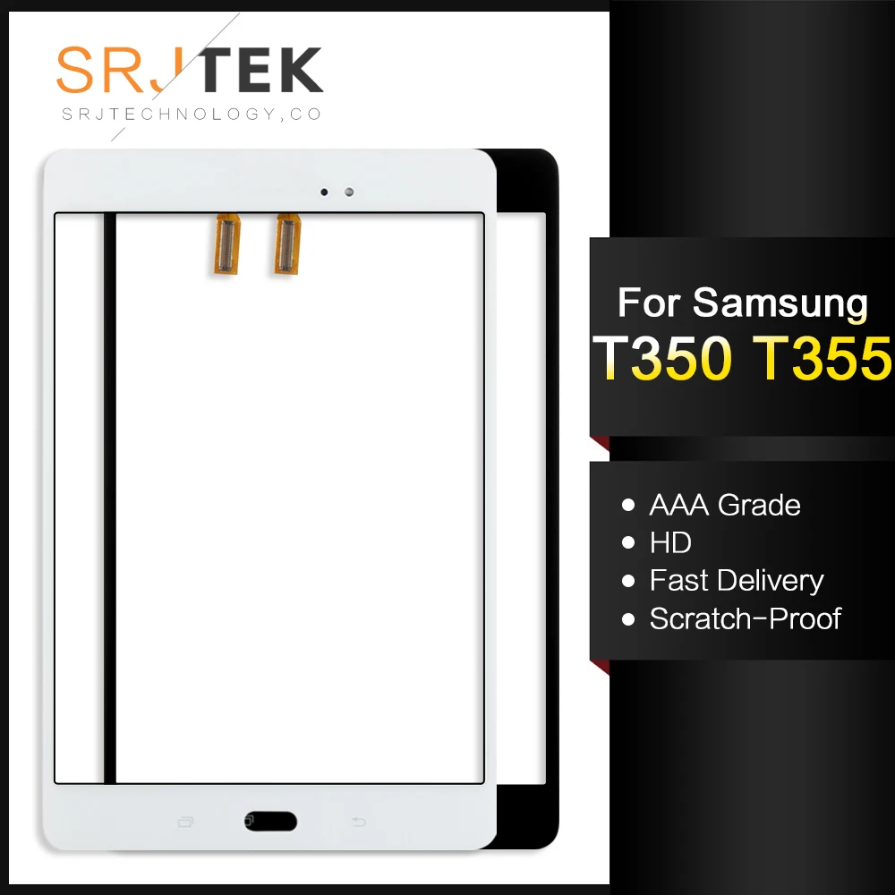 Srjtek Запчасти для Samsung Galaxy Tab A 8 0 T355 T350 SM сенсорный экран с цифрователем сенсорного