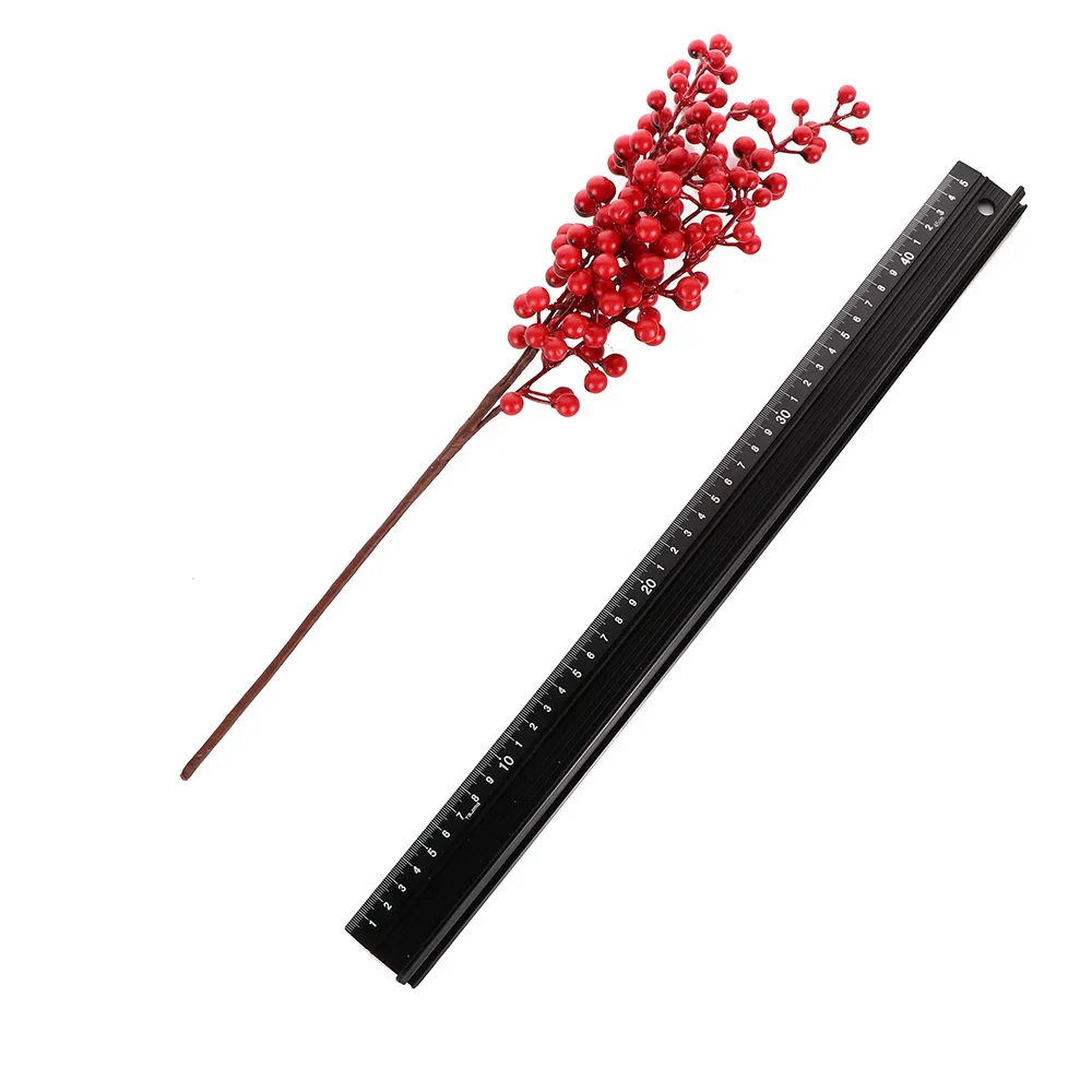 1 ветка искусственных ягод цветок искусственные красные ягоды украшение для дома